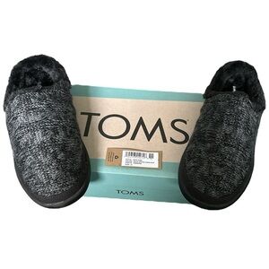 NWT TOMS Chunky Cable Knit Slippers WMNS Sage​​